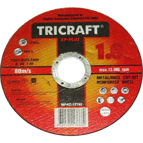 TRİCRAFT 115 X 1 İNOX KESİCİ / 25 - 600